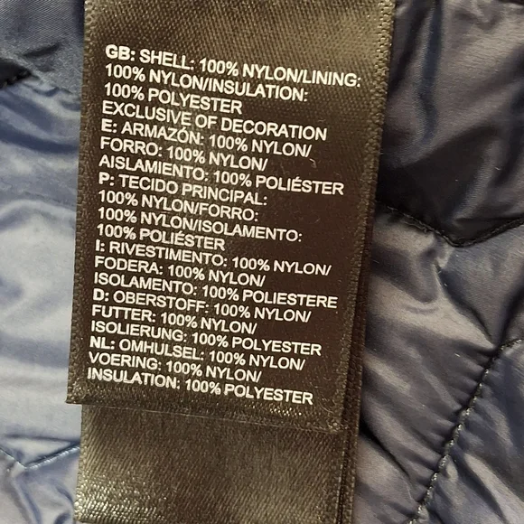 The North Face ThermoBall Full-Zip Navy Nylon Puffer Jacket Men Size XXXL - Picture 16 of 16